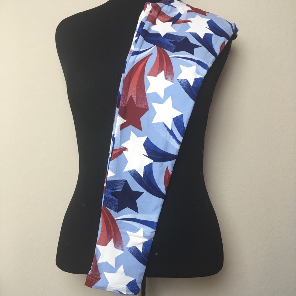 NWT LuLaRoe AMERICANA Tween Leggings